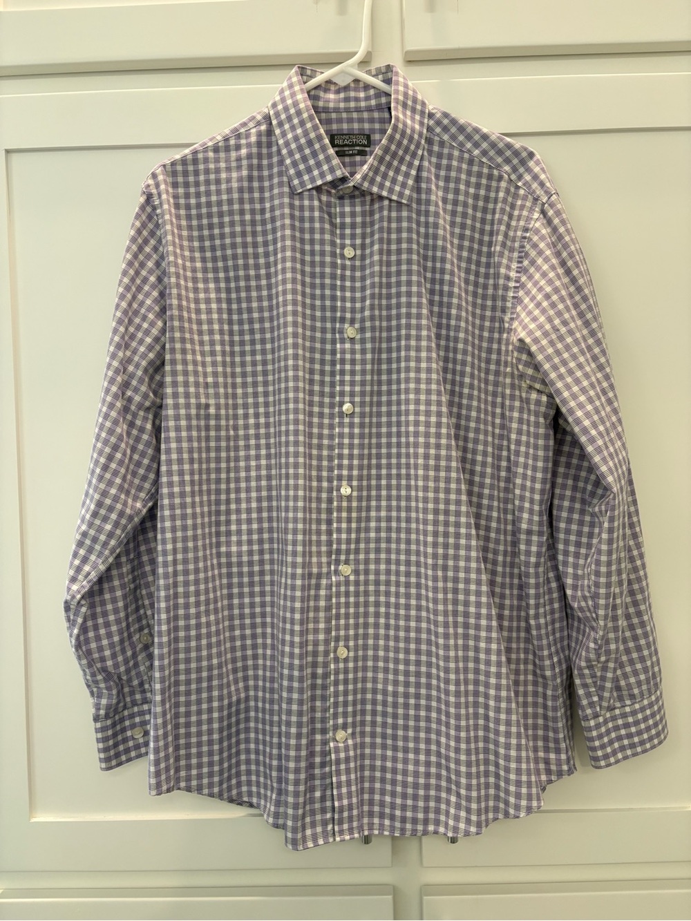 Kenneth Cole Men’s Purple Button-Down Shirt